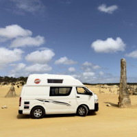 Der Roadtrip startet: Denham - Shark Bay, Australien, 14.10.2024