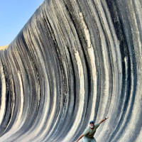 Magaret Region und eine versteinerte Welle: Valley, Australien, 23.10.2024