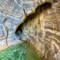 Natur die Glücklich macht und Straßen zum verzweifeln: Puerto Tranquilo, Chile, 13.02.2025